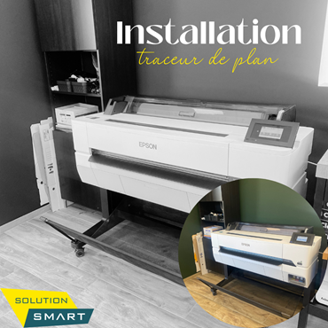 Installation traceur de plan